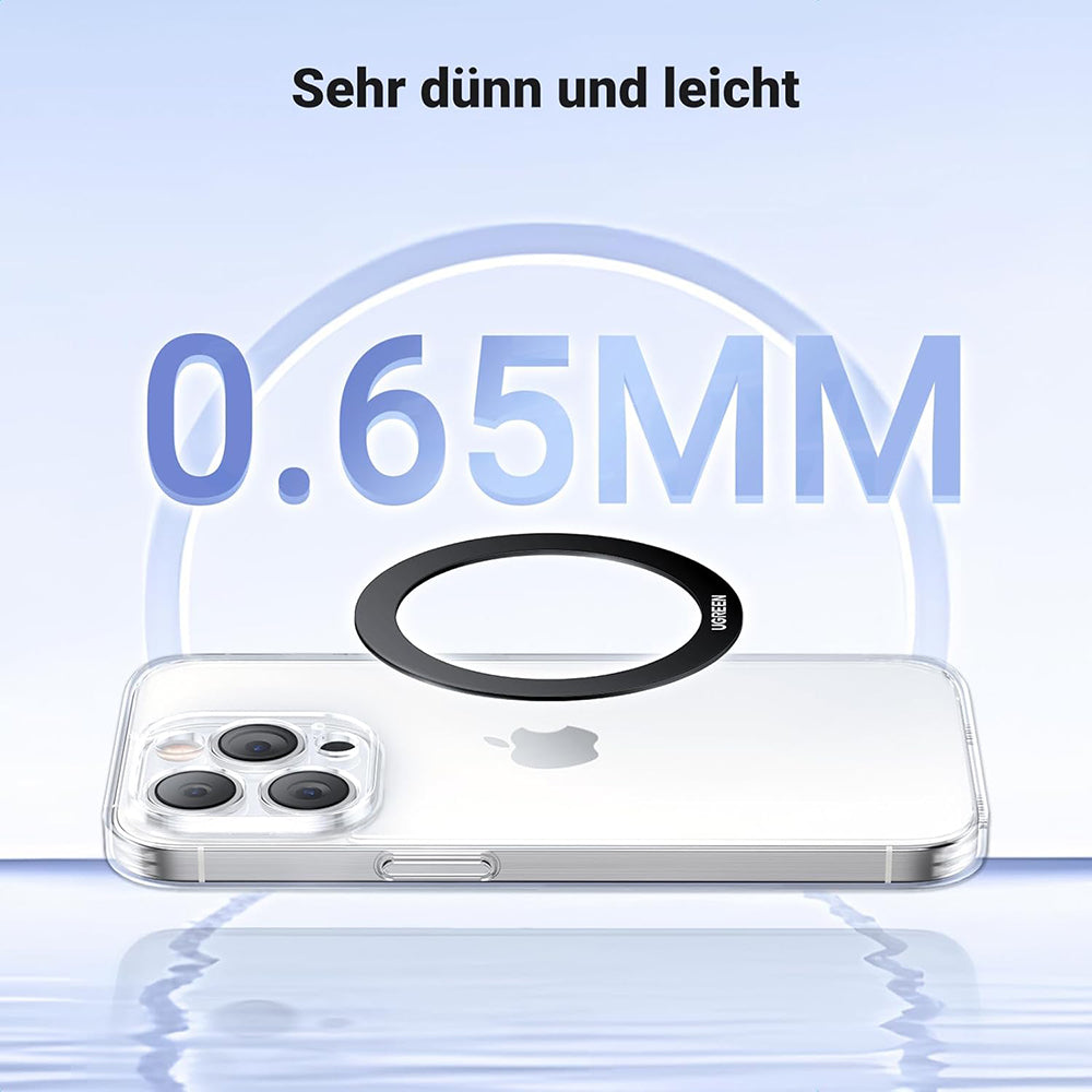 Sticker Metalic UGREEN LP428 (25766), Set 2 bucati, Negru