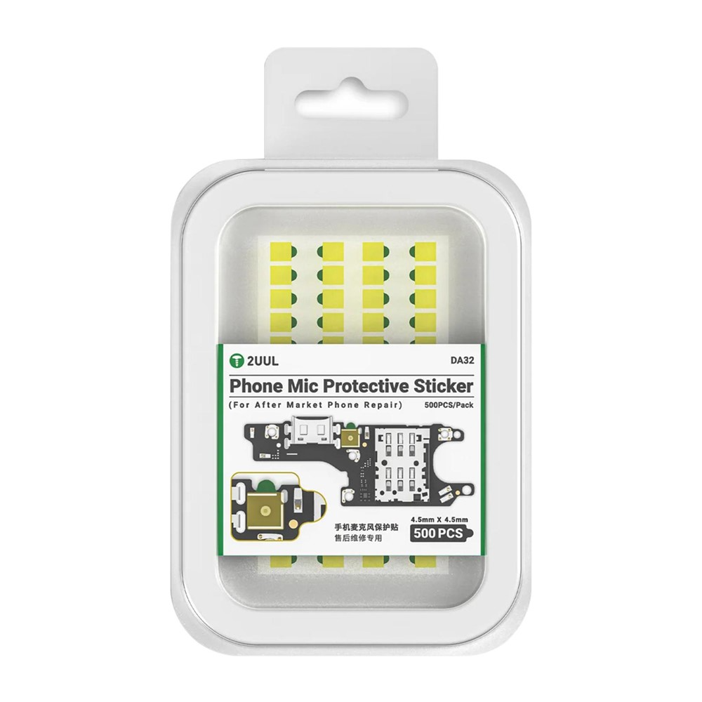 Sticker Protectie Microfon 2UUL DA32, Set 500 bucati