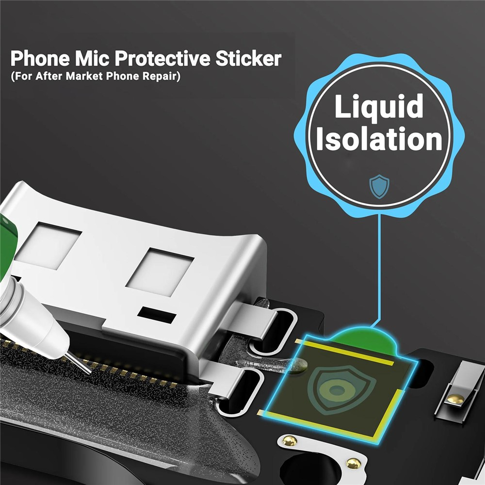 Sticker Protectie Microfon 2UUL DA32, Set 500 bucati