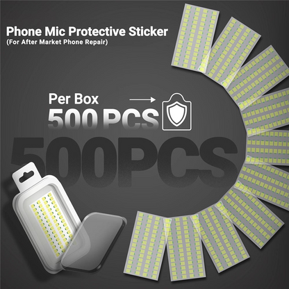 Sticker Protectie Microfon 2UUL DA32, Set 500 bucati