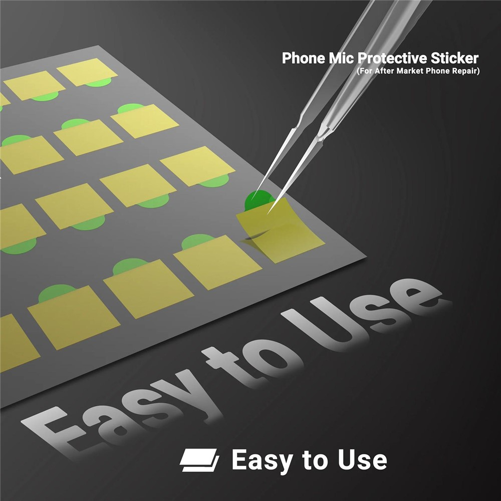 Sticker Protectie Microfon 2UUL DA32, Set 500 bucati
