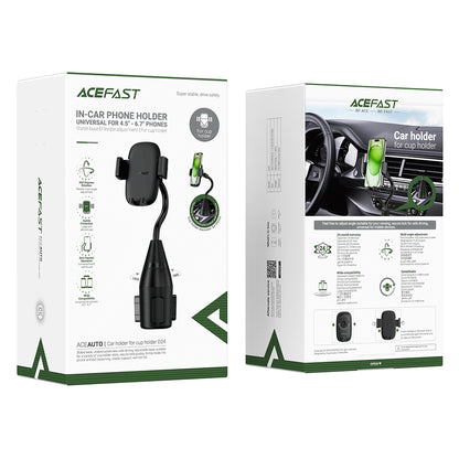 Suport Auto Acefast D24, 4.5inch - 6.7inch, Negru