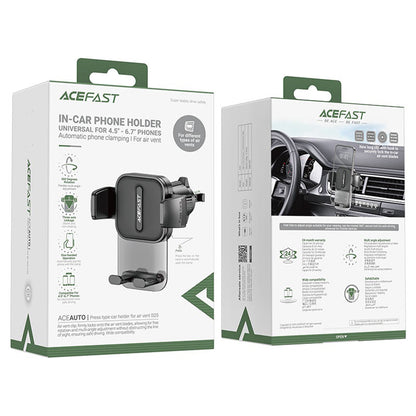 Suport Auto Acefast D25, 4.5inch - 6.7inch, Negru