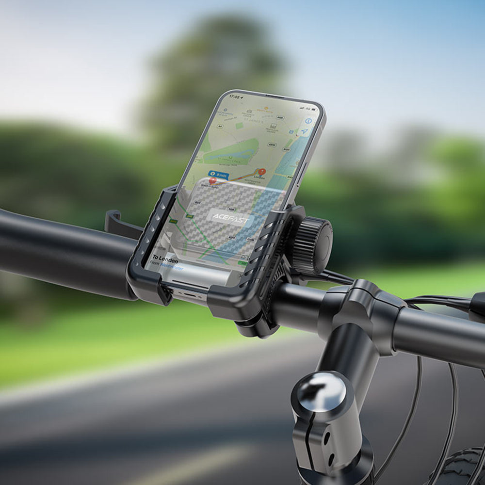 Suport Bicicleta Motocicleta Acefast D58, 4.7inch - 6.9inch, Negru