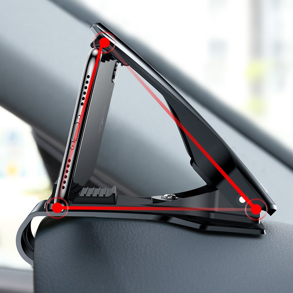 Suport Auto Baseus Mouth, 3.5inch - 7inch, Negru SUDZ-01