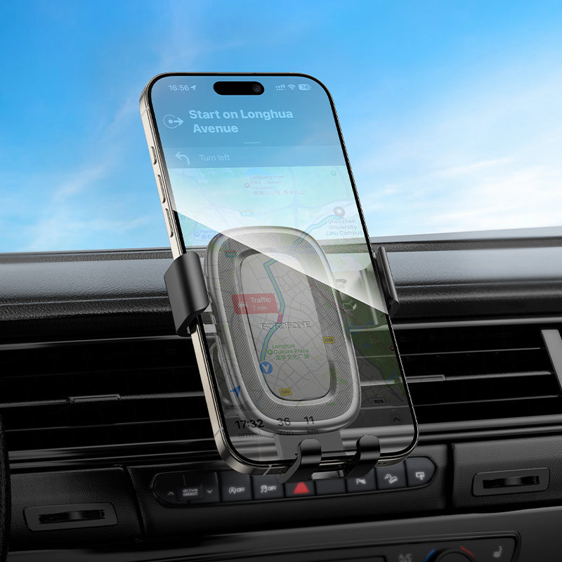 Suport Auto Borofone BH129 Follower, 6.1inch - 7inch, Negru