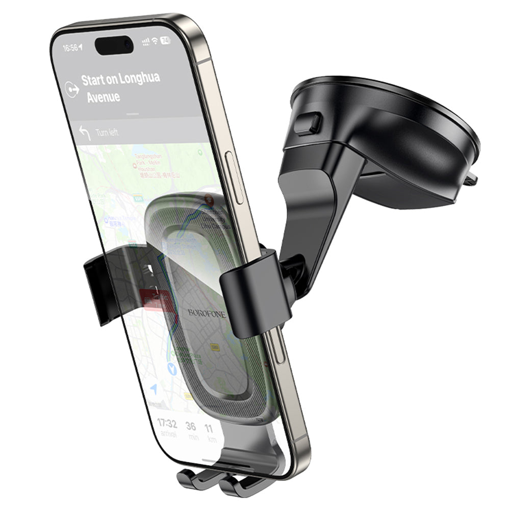 Suport Auto Borofone BH130 Follower Gravity, 6.1inch - 7inch, Negru