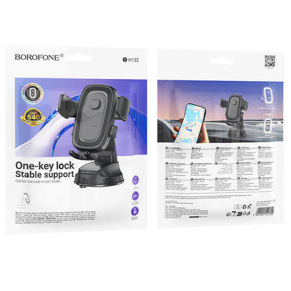 Suport Auto Borofone BH132 Follower, 4.5inch - 7inch, Negru
