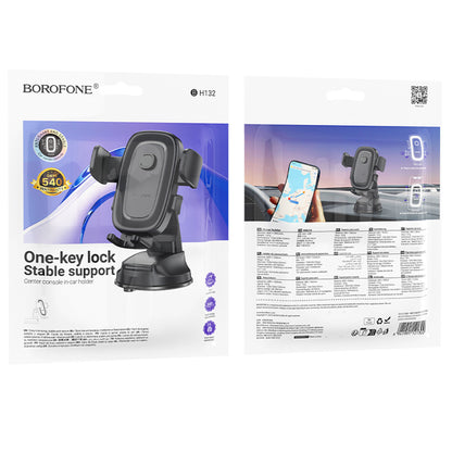 Suport Auto Borofone BH132 Follower, 4.5inch - 7inch, Negru