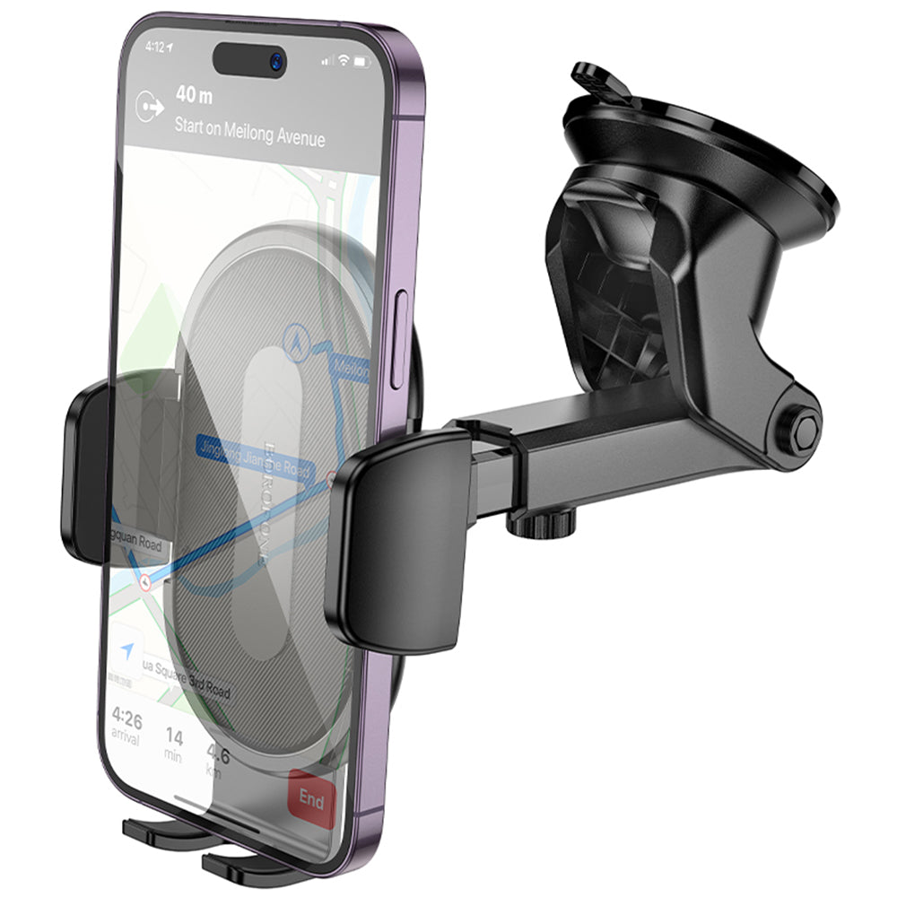 Suport Auto Borofone BH134 Rio, 4.5inch - 7inch, Negru