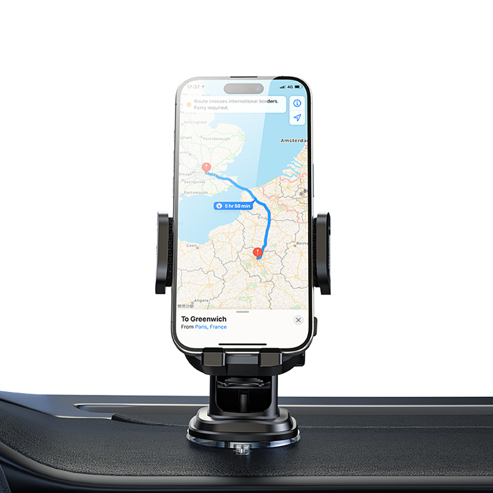 Suport Auto BWOO BO-ZJ125, 4.7inch - 6.7inch, Negru