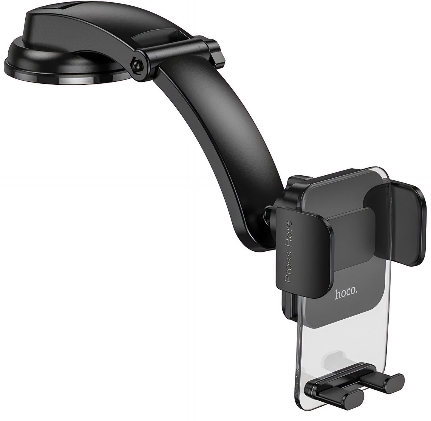 Suport Auto HOCO CA118, 4.5inch - 7inch, Negru