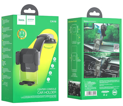 Suport Auto HOCO CA118, 4.5inch - 7inch, Negru