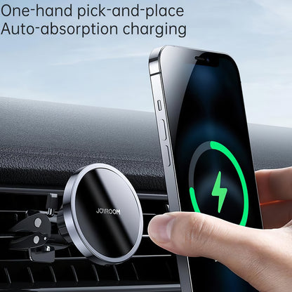 Incarcator Auto Wireless Joyroom JR-ZS240 Air Vent, 15W, 1.67A, Negru