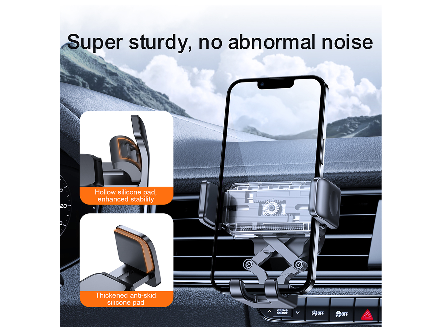 Suport Auto Joyroom JR-ZS283 Vent, 4.7inch - 6.7inch, Negru