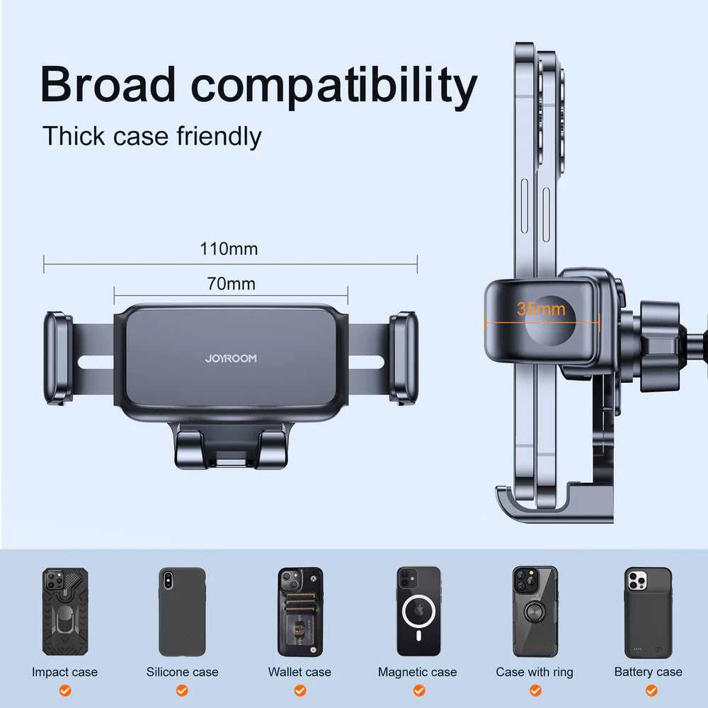 Suport Auto Joyroom JR-ZS283, 4inch - 7inch, Negru