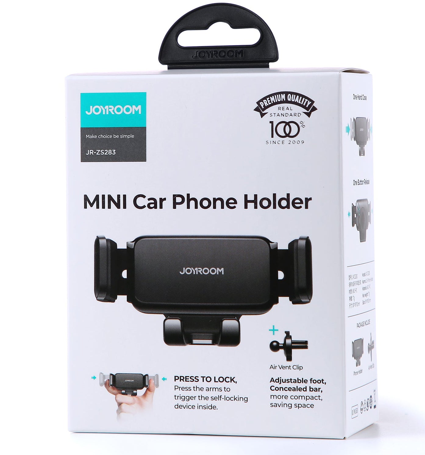 Suport Auto Joyroom JR-ZS283 Vent, 4.7inch - 6.7inch, Negru