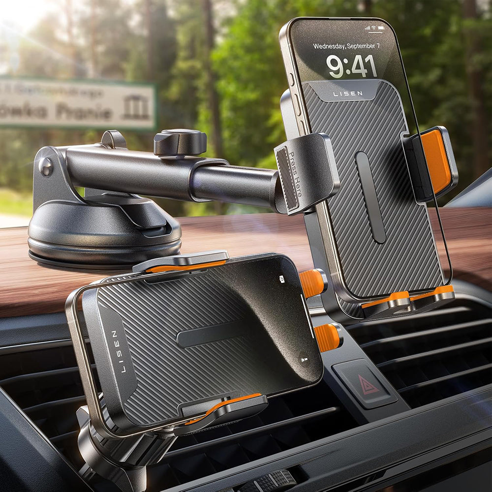 Suport Auto Lisen 2E781, Universal, Negru YL0424040008