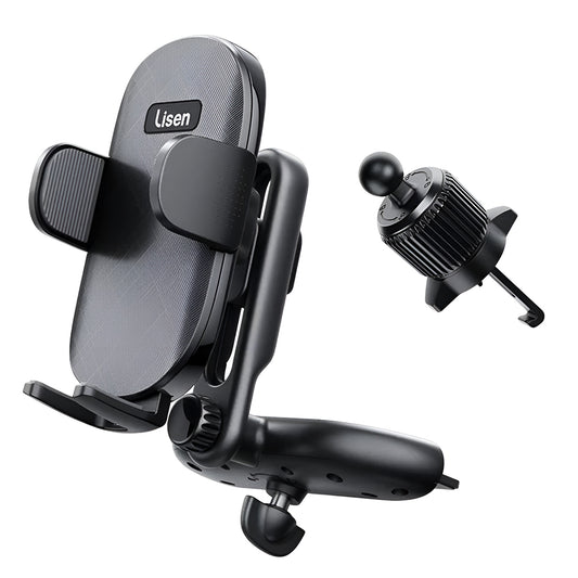 Suport Auto Lisen 2in1, 4.7inch - 7.2inch, Negru YL0222040016