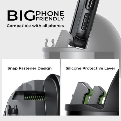 Suport Auto Lisen pentru Telefon / Tableta cu grosime 6mm - 13mm, Negru YL0224060015