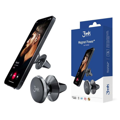 Suport  Auto Magnetic 3MK, Universal, Negru