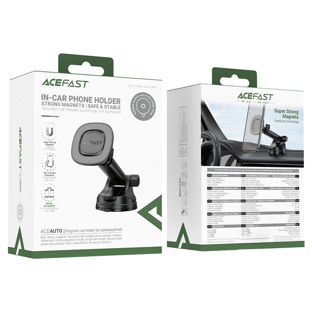 Suport Auto Magnetic Acefast D45, Universal, Negru