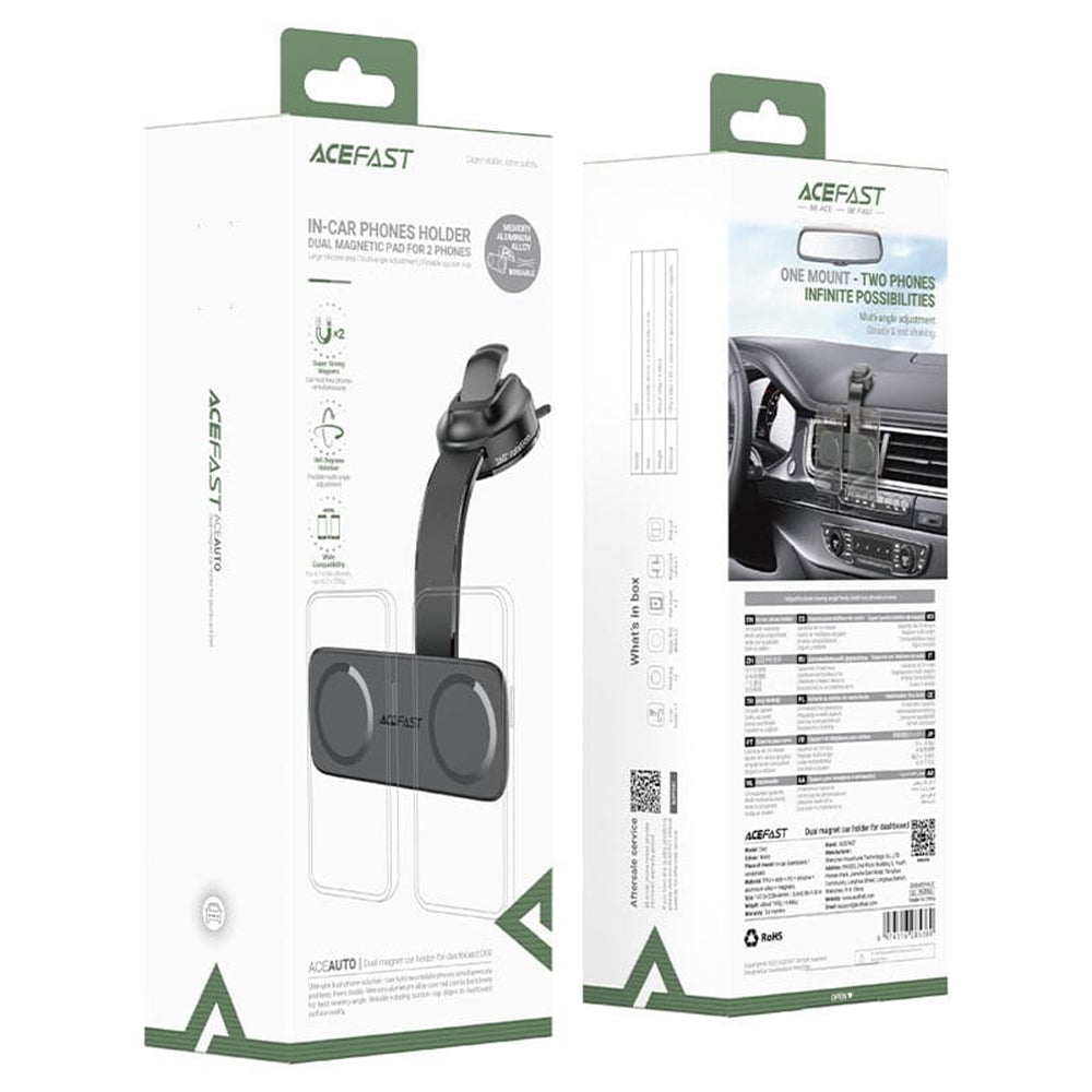 Suport Auto Magnetic Acefast D60, Universal, Negru