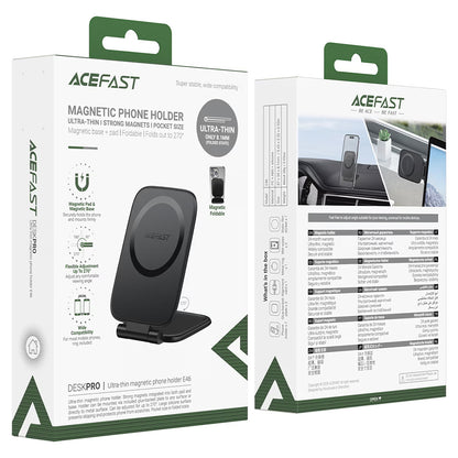 Suport Auto Magnetic Acefast E46, Universal, Negru