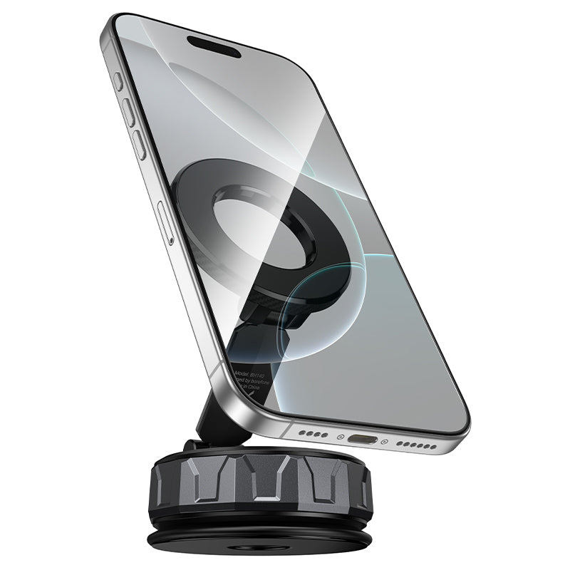Suport Auto Magnetic Borofone BH140 Gloria, 4.5inch - 7inch, Negru