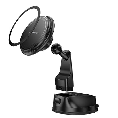 Suport Auto Magnetic Borofone BH136 Parker, 4.5inch - 7inch, Negru