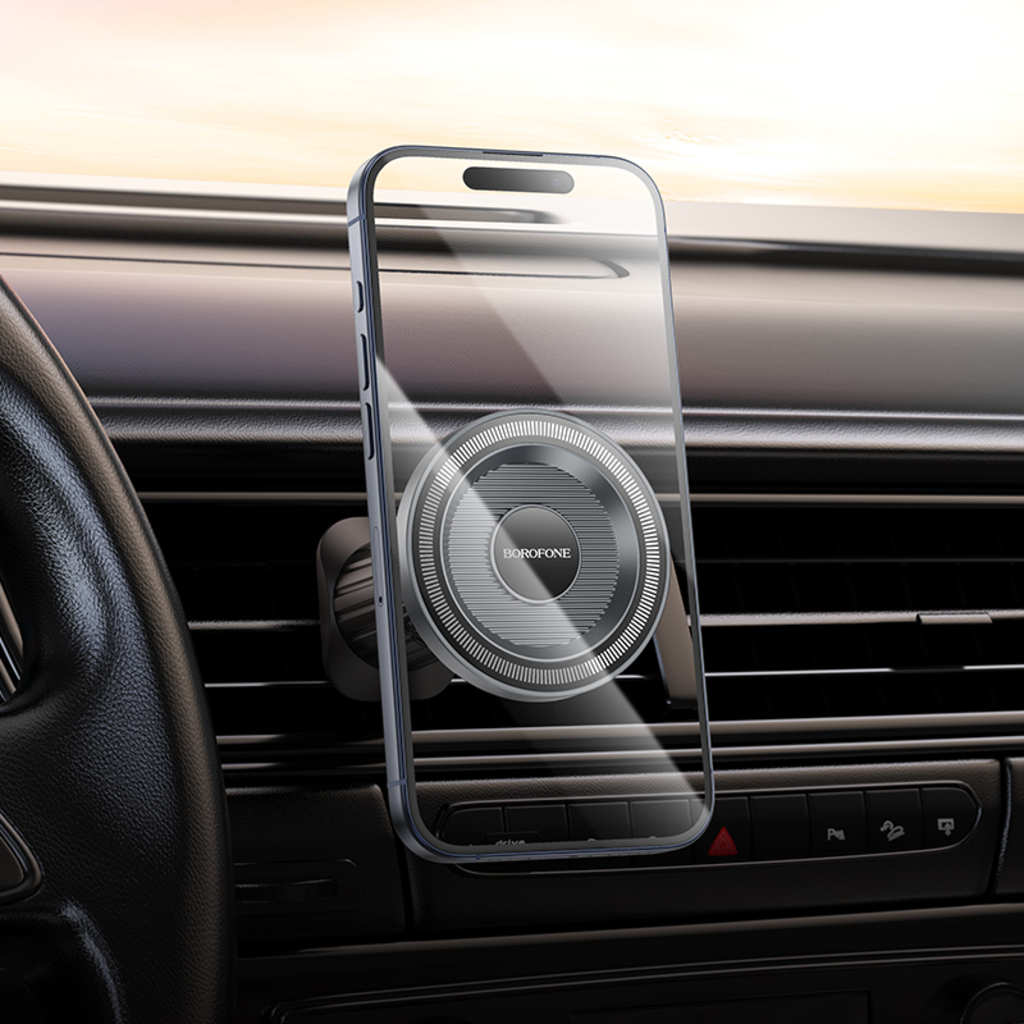 Suport Auto Magnetic Borofone BH122 Profit, 4.5inch - 7inch, Negru