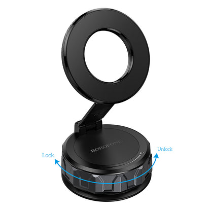 Suport Auto Magnetic Borofone BH140 Gloria, 4.5inch - 7inch, Negru