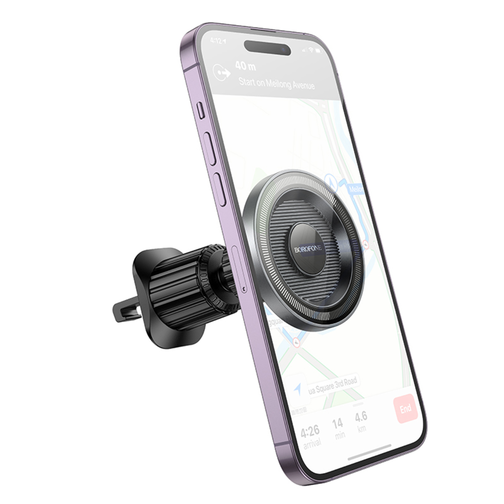 Suport Auto Magnetic Borofone BH122 Profit, 4.5inch - 7inch, Negru