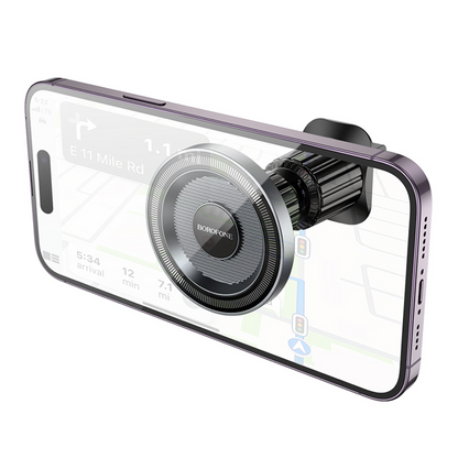 Suport Auto Magnetic Borofone BH122 Profit, 4.5inch - 7inch, Negru
