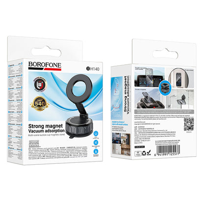 Suport Auto Magnetic Borofone BH140 Gloria, 4.5inch - 7inch, Negru