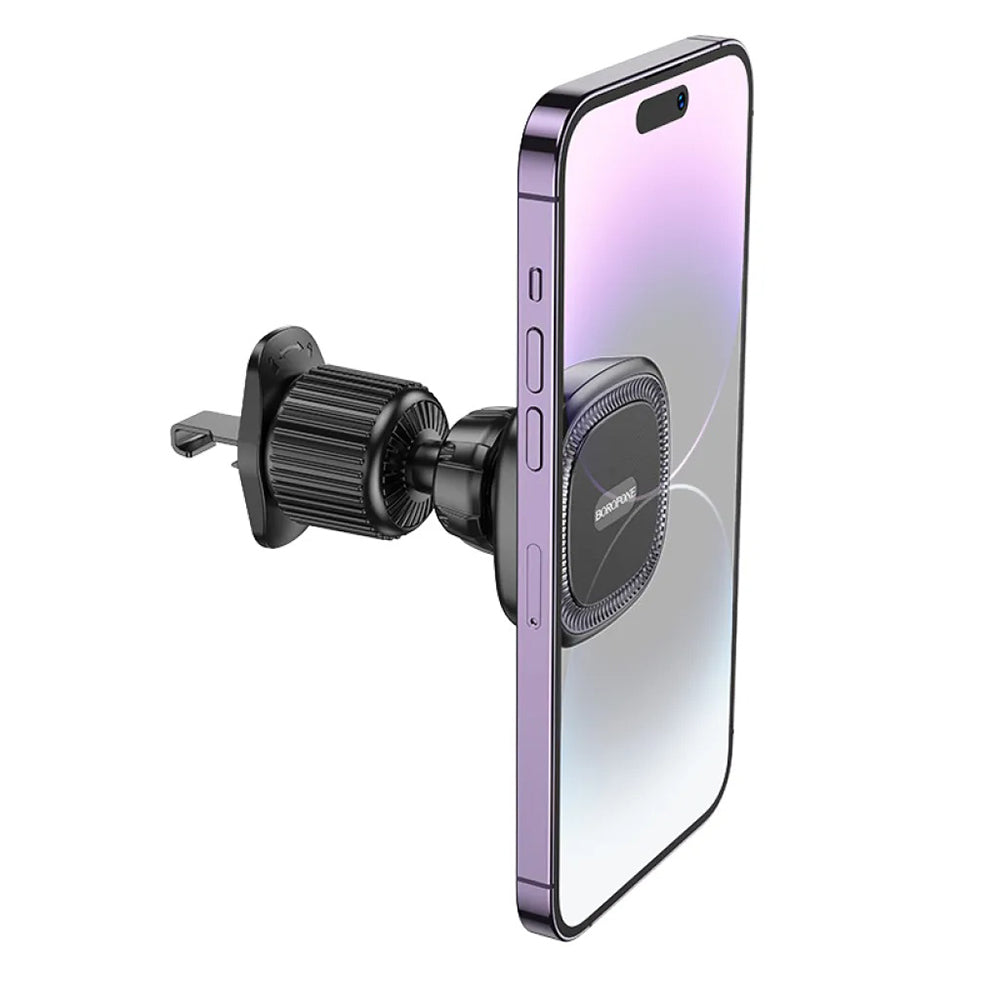 Suport Auto Magnetic Borofone BH96 Ice, Universal, Negru Gri