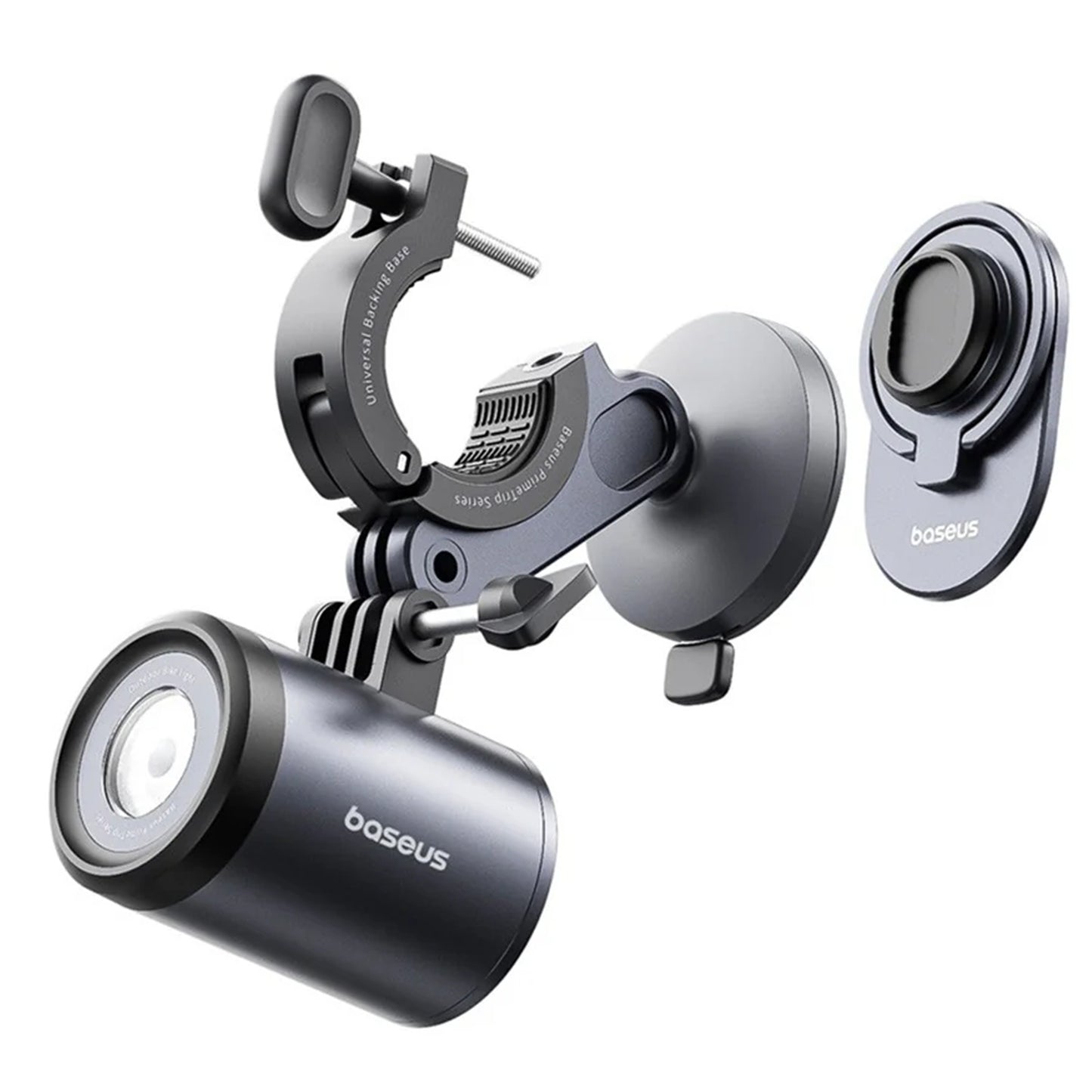 Suport Bicicleta cu Lanterna Baseus PrimeTrip, Universal, Negru C12569000121-00