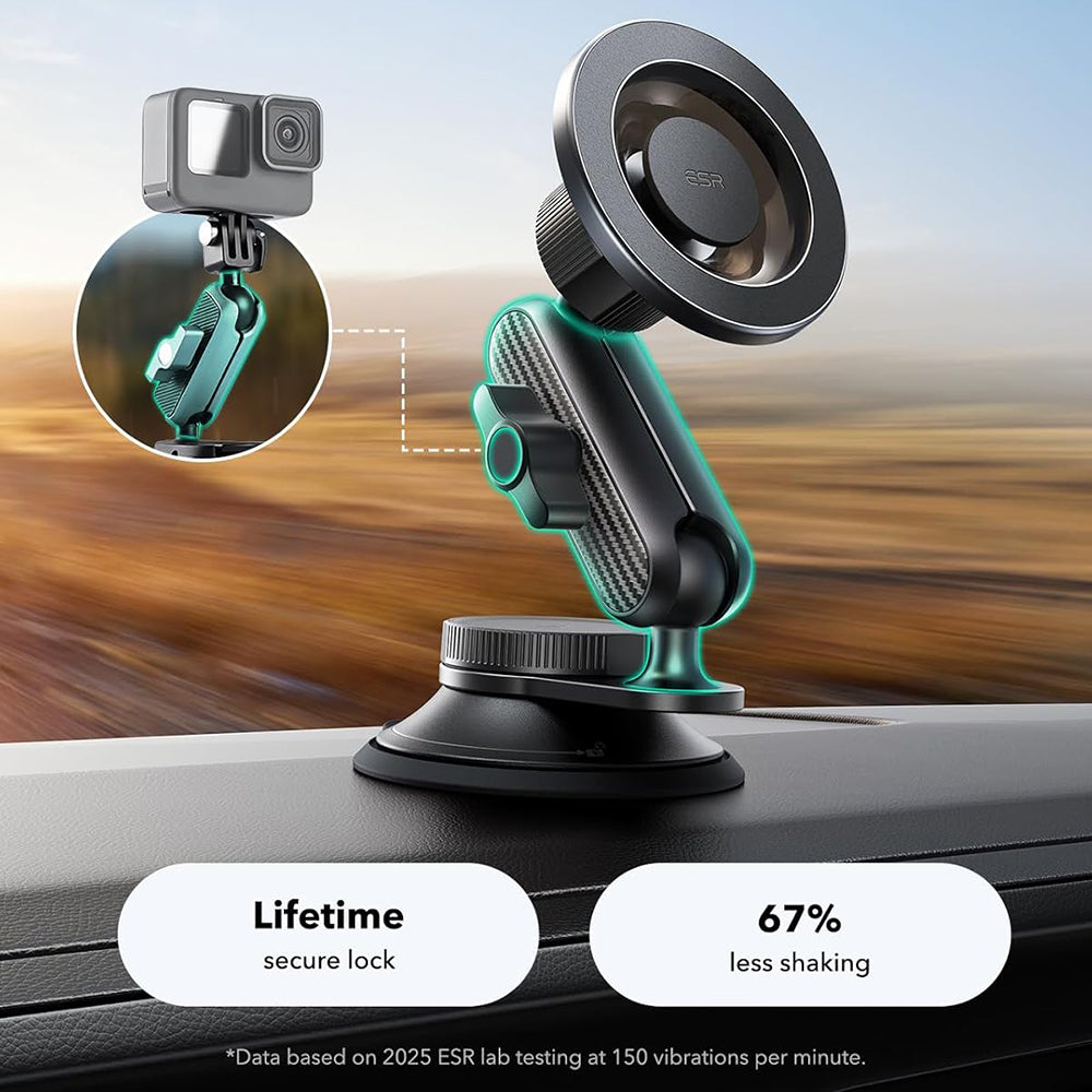 Suport Auto Magnetic ESR OmniLock Dash, Universal, Negru