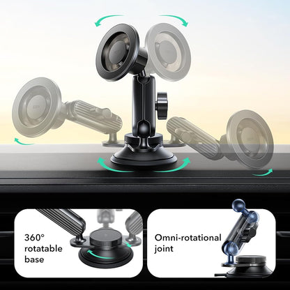 Suport Auto Magnetic ESR OmniLock Dash, Universal, Negru