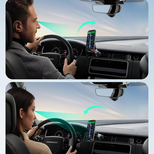 Suport Auto Magnetic ESR OmniLock Vent, Universal, Negru