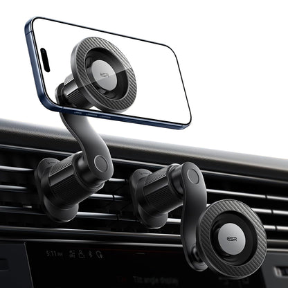 Suport Auto Magnetic ESR OmniLock Vent, Universal, Negru