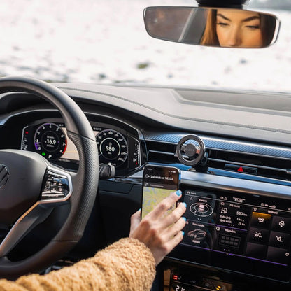 Suport Auto Magnetic Fixed, Universal, Argintiu