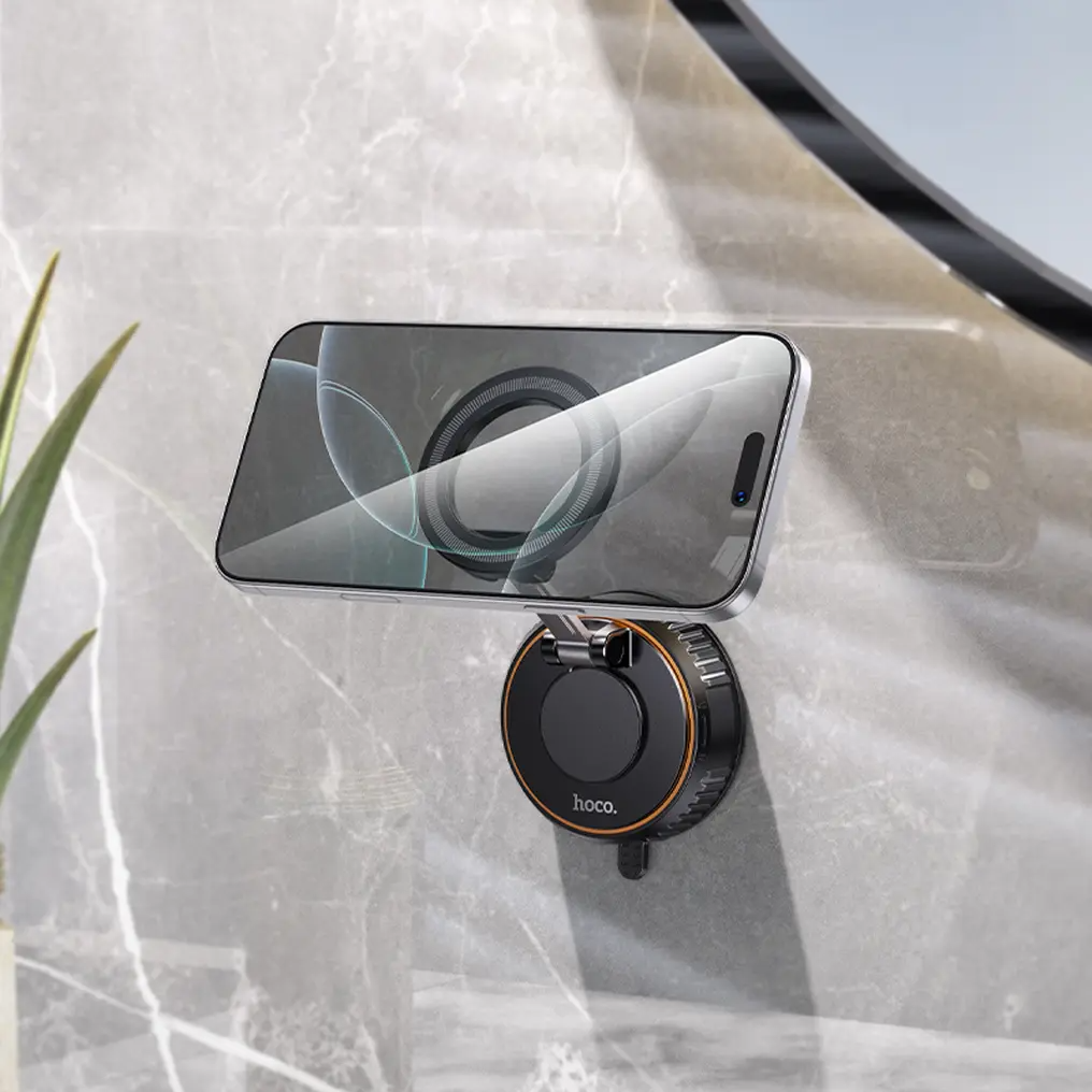 Suport Auto Magnetic HOCO H105, Universal, Negru