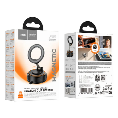 Suport Auto Magnetic HOCO H105, Universal, Negru