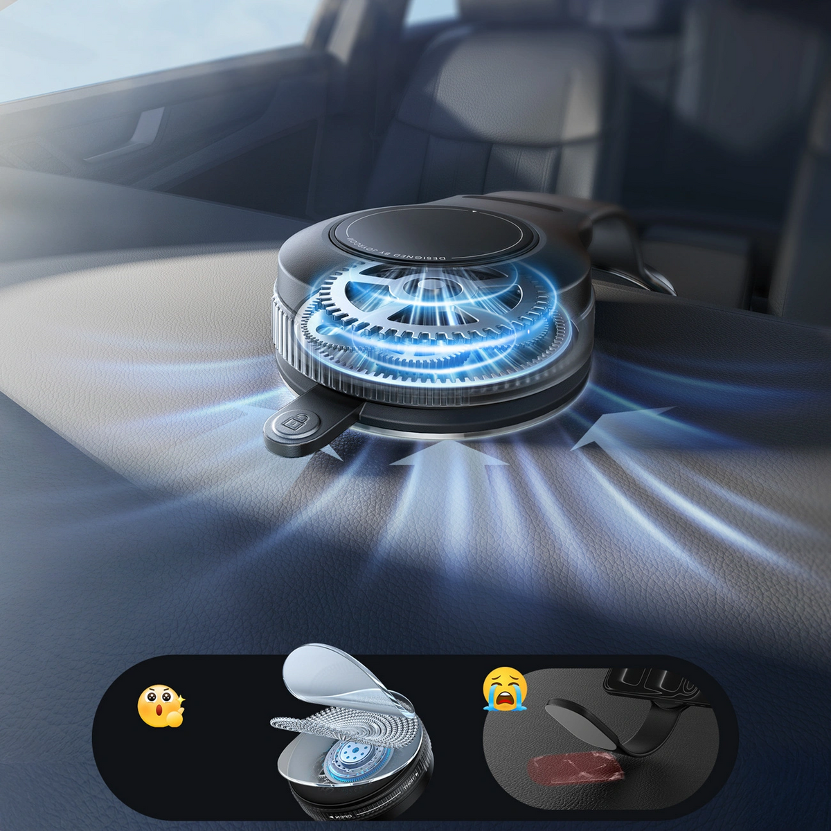 Suport Auto Magnetic Joyroom JR-ZS518, Universal, Negru
