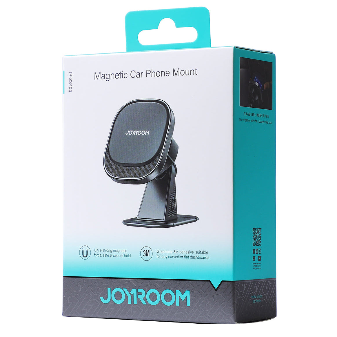 Suport Auto Magnetic Joyroom JR-ZS400, Universal, Negru