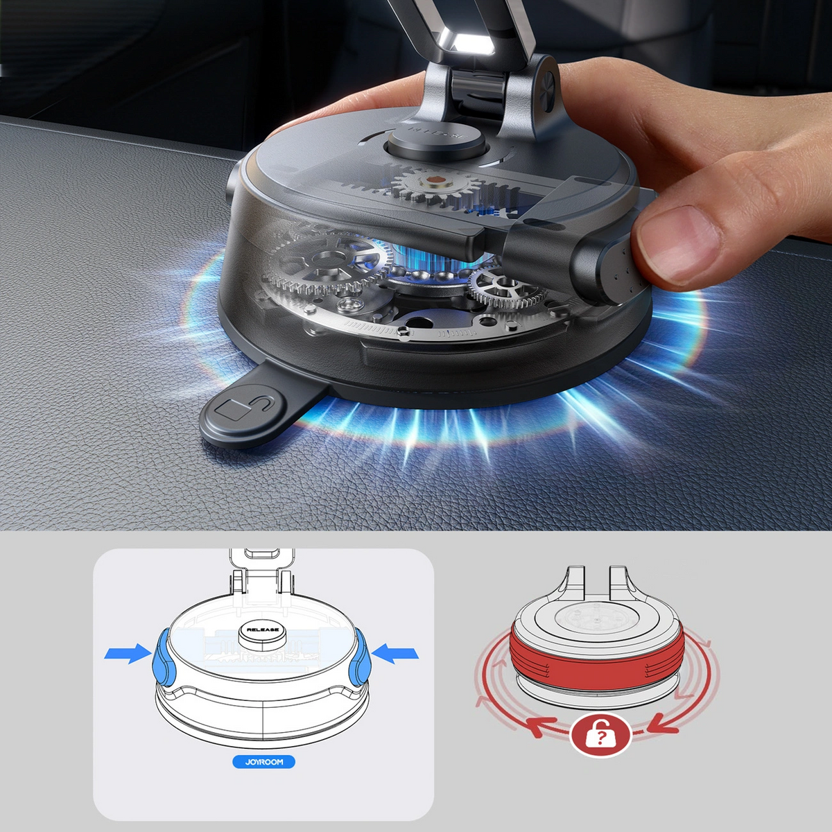 Suport Auto Magnetic Joyroom JR-ZS51, Universal, Negru