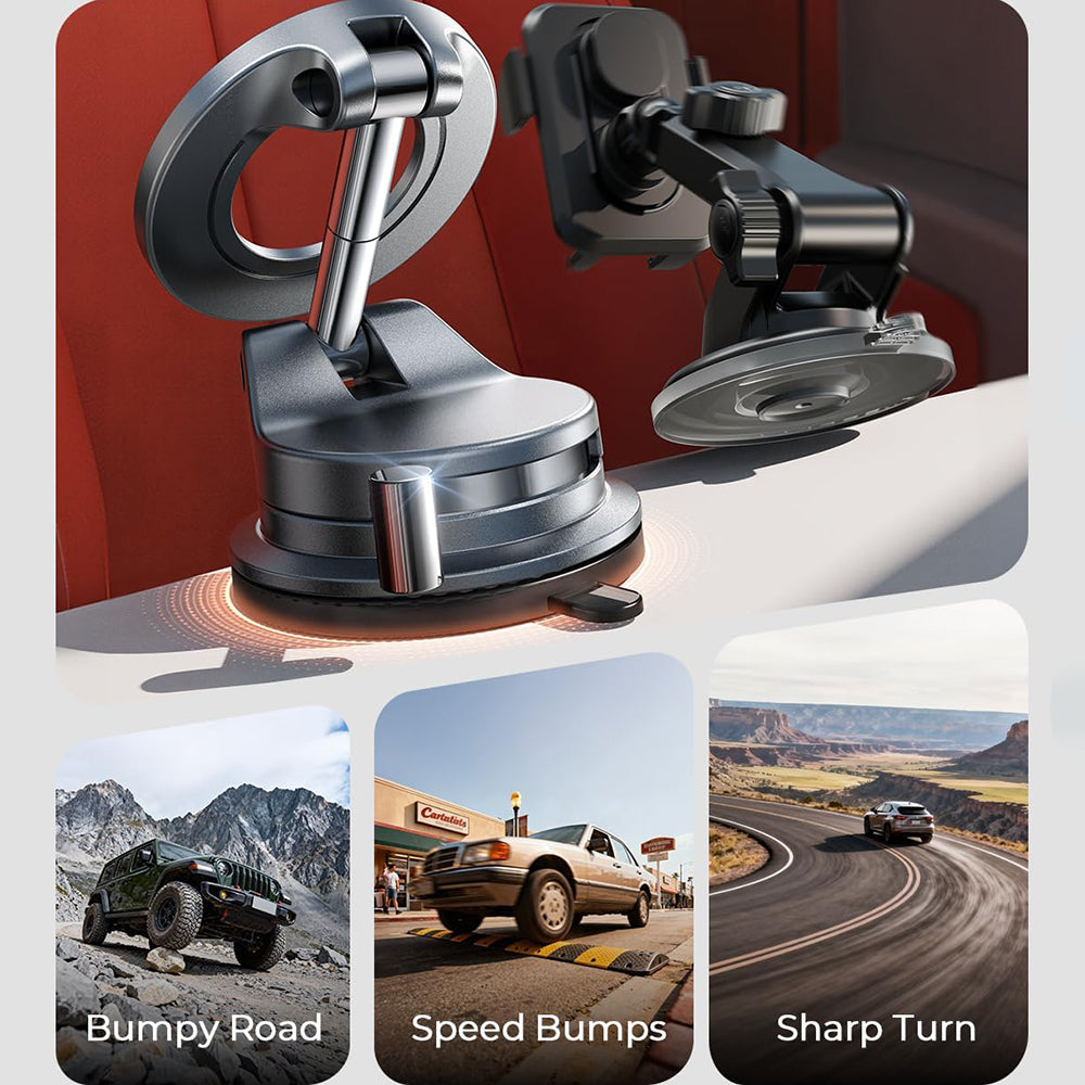 Suport Auto Magnetic Lisen A608, Universal, Negru