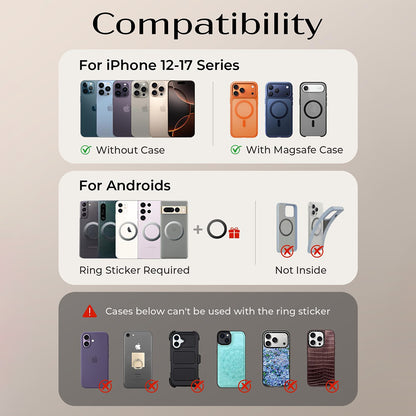 Suport Auto Magnetic Lisen A690, Universal, Gri