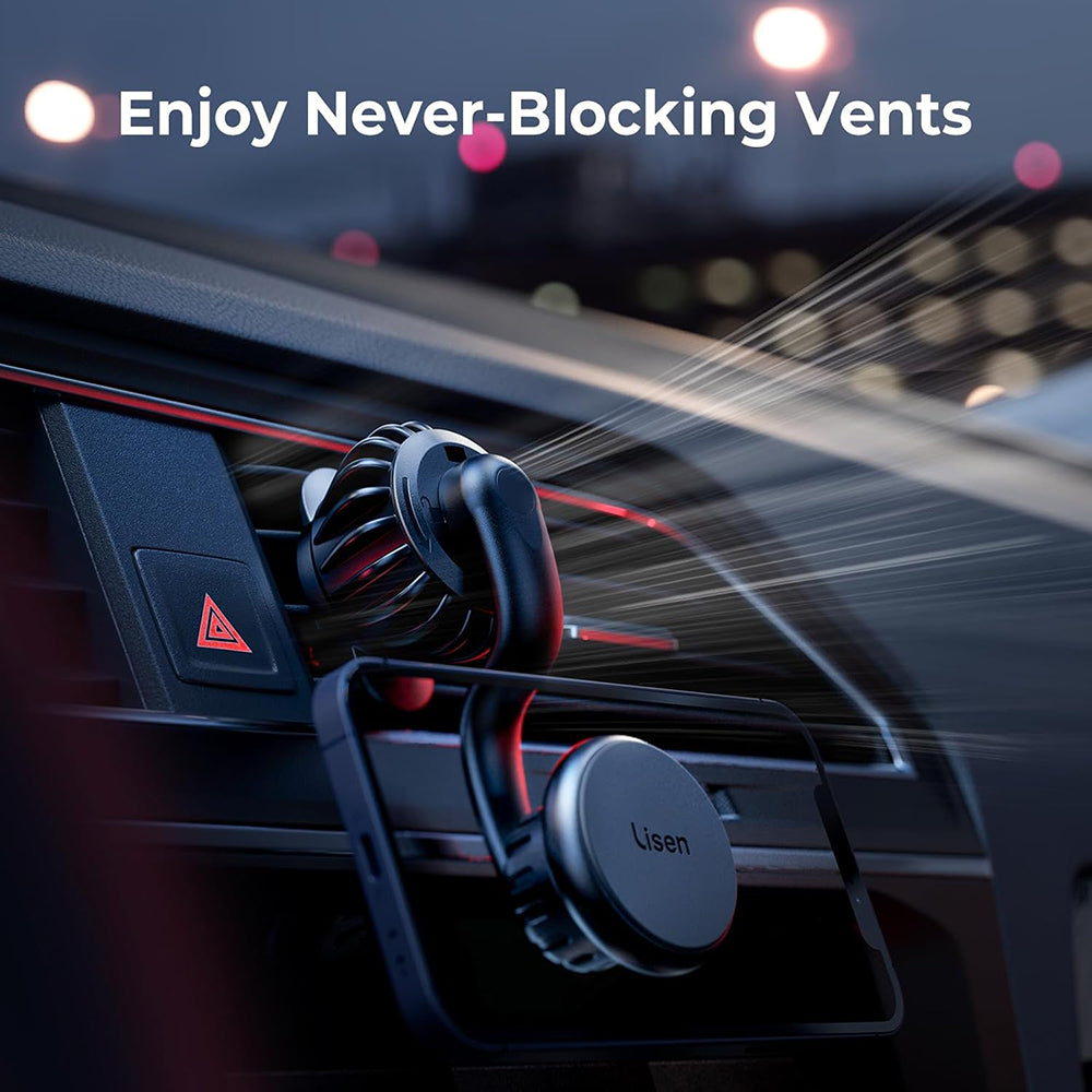 Suport Auto Magnetic Lisen, Universal, Negru YL0222060002